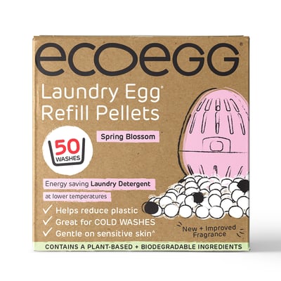 英國ECOEGG-環保低敏潔衣蛋補充包(50次/粉紅春天花蕾)1