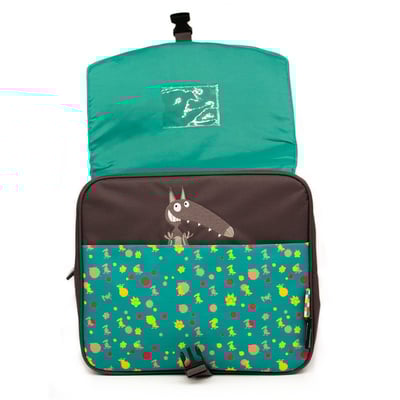 法國Les Deglingos-造型後背書包32cm(狼/LOUP/法國限定版)3