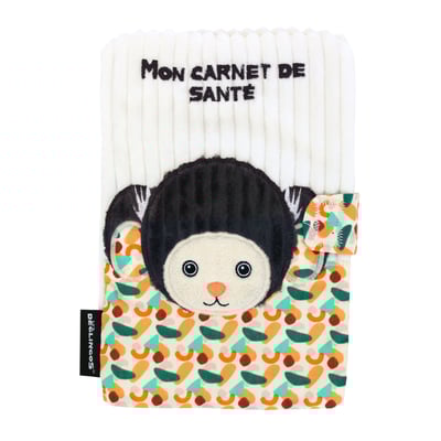 法國Les Deglingos-萬用書本手冊套(狨猴/凱薩柯斯)1