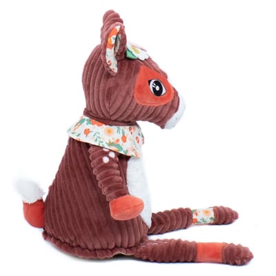 法國Les Deglingos-柔絨伙伴玩偶(花鹿/‌梅利梅洛絲‌)2