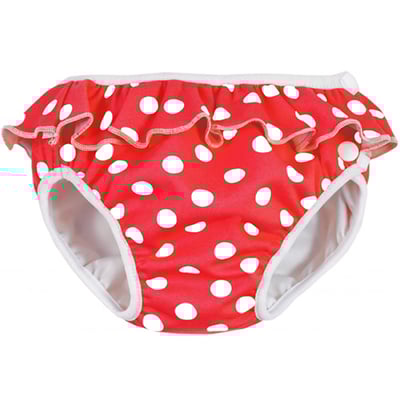 瑞典 ImseVimse超彈性防漏游泳尿褲(紅色點點)1