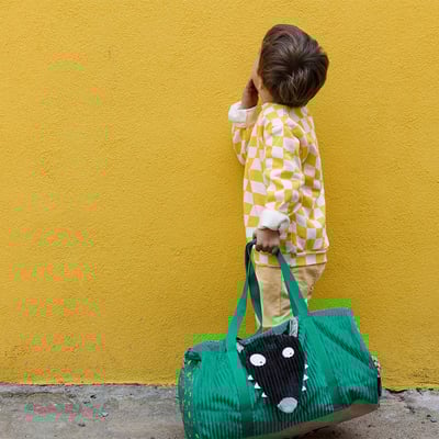 法國Les Deglingos-休閒出遊側背包(花鹿/‌梅利梅洛絲‌)6