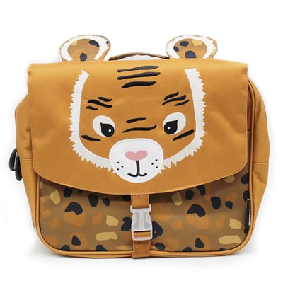 法國Les Deglingos-造型後背書包32cm(老虎/斯派庫洛司)1