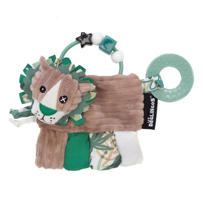 法國Les Deglingos-多功能安撫咬咬巾(獅子/傑利克羅斯)1