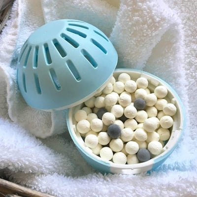 英國ECOEGG-環保低敏潔衣蛋(70次/粉藍柔軟舒棉)4