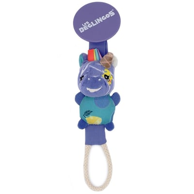 法國Les Deglingos-立體伙伴奶嘴夾(斑馬/奇普洛柯)1