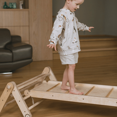 ette tete-MOPITRI®手腳並用攀爬架(四段組+滑坡道)12