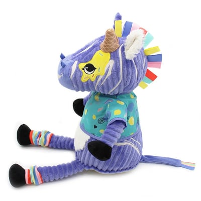 法國Les Deglingos-柔絨伙伴玩偶(斑馬/奇普洛柯)2