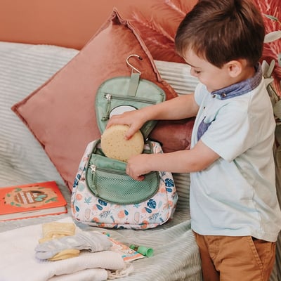 法國Les Deglingos-伙伴旅遊盥洗隨行包(狼/LOUP/法國限定版)5