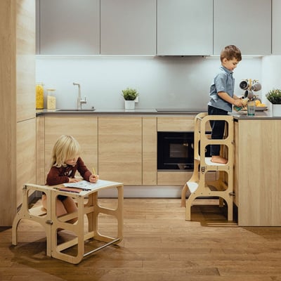 ette tete-STEP'n'SIT®小幫手輔助學習兩用梯椅11