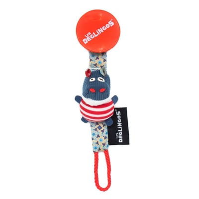 法國Les Deglingos-立體伙伴奶嘴夾(河馬/荷柏詩)1