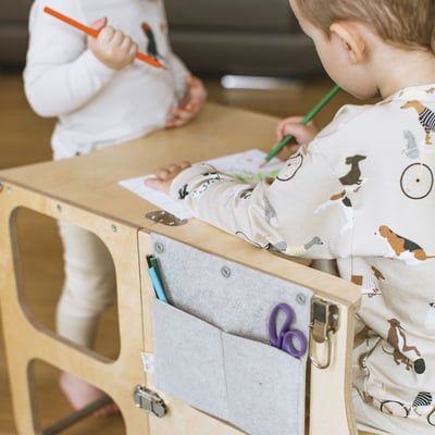 ette tete-STEP'n'SIT®小幫手配件鉛筆袋(淺灰)4