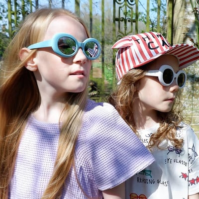 Sons + Daughters兒童偏光太陽眼鏡 - KURT 優雅(霧霏粉紅) 6-10Y4