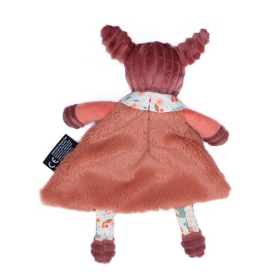 法國Les Deglingos-柔絨摸摸安撫巾(花鹿/‌梅利梅洛絲‌)2