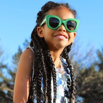 Sons + Daughters兒童偏光太陽眼鏡 - CAT CAT 貓貓(霧霏粉紅) 6-10Y3