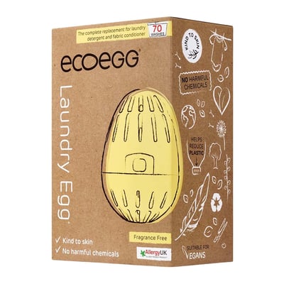 英國ECOEGG-環保低敏潔衣蛋(70次/粉黃無香)1