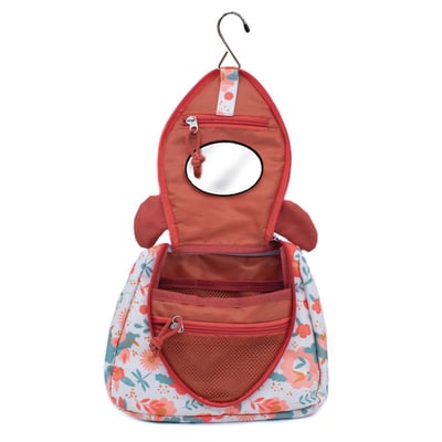 法國Les Deglingos-伙伴旅遊盥洗隨行包(花鹿/‌梅利梅洛絲‌)3