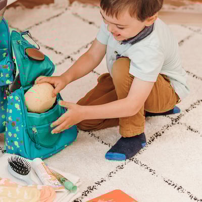 法國Les Deglingos-伙伴旅遊盥洗隨行包(河馬/荷柏詩)3