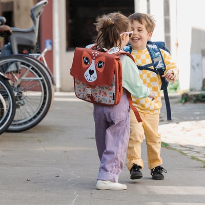 法國Les Deglingos-造型後背書包32cm(斑馬/奇普洛柯)7