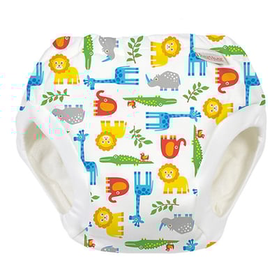 瑞典 ImseVimse有機棉幼兒如廁訓練褲(非洲草原)1