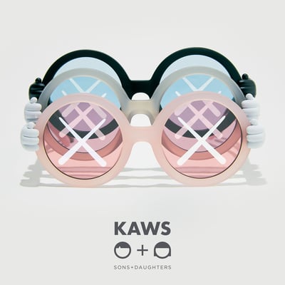 Sons + Daughters兒童太陽眼鏡 - KAWS聯名款(沉靜霧黑 ) 3-9Y5