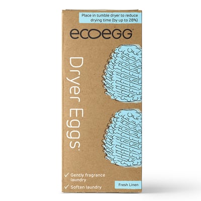 英國ECOEGG-乾衣機專用環保柔衣蛋(2入/粉藍柔軟舒棉)1