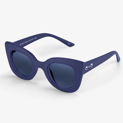 Sons + Daughters兒童偏光太陽眼鏡 - CAT CAT 貓貓(霧霏海軍藍) 6-10Y2