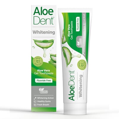 英國Aloe Dent-淨亮白牙膏(無氟)1