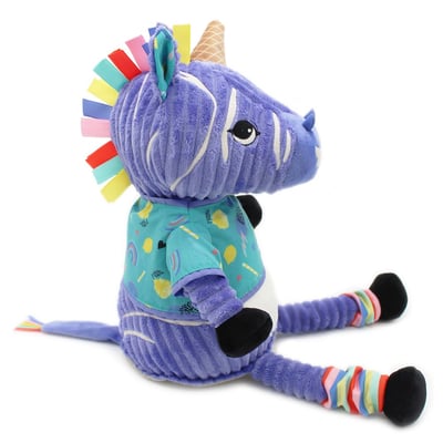 法國Les Deglingos-柔絨伙伴玩偶(斑馬/奇普洛柯)4