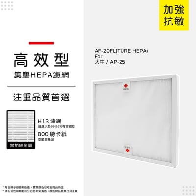 【蟎著媽】濾網  適用  HoMedics 美國 AP-25 AP25 大牛 空氣清淨機9