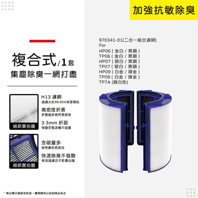 【蟎著媽】濾網 適用  戴森 Dyson TP06 TP07 TP09 HP06 HP07 HP09空氣清淨機9