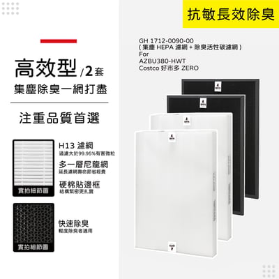 【蟎著媽】  蟎著媽 濾網 適用 Winix Zero AZBU380-HWT Costco 好市多 空氣清凈機10