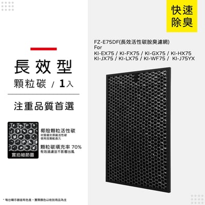 【蟎著媽】 濾網 適用 SHARP夏普 FZ-E75HF FZ-E75DF KI-EX75-W KI-FX75 KI-GX7512