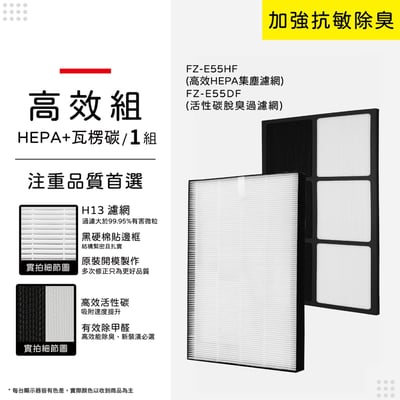 蟎著媽 濾網 適 夏普 FZ-E55DF FZ-E55HF KI-FX55-W KI-EX55-W 空氣清淨機13