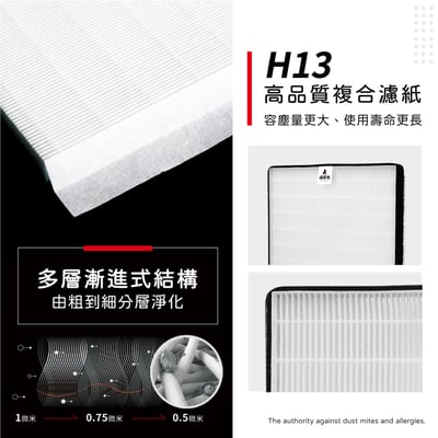 【蟎著媽】 濾網 適用 IRIS OHYAMA IJC-H120 PD-A140-W IJC-H120HF 空氣清淨除濕機5