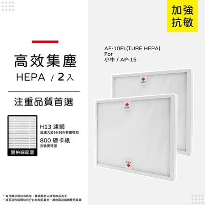 【蟎著媽】濾網  適用  HoMedics 美國 AP-15 AP15 小牛 空氣清淨機10
