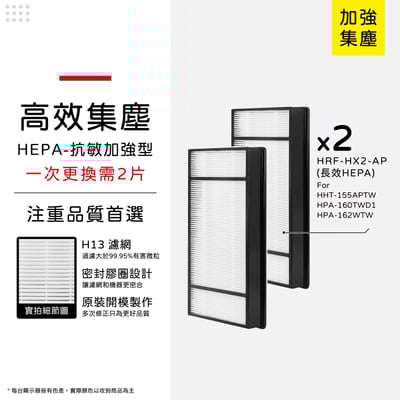 【蟎著媽】濾網  適用  Honeywell HHT-155APTW HPA-160TWD1 HPA-162WTW 空氣清淨機10
