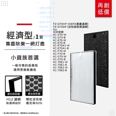 【蟎著媽】 濾網 適  夏普 SHARP KC-D70 KC-E70 KC-F70 KC-G70  FZ-D60DFE  FZ-D60HFE13