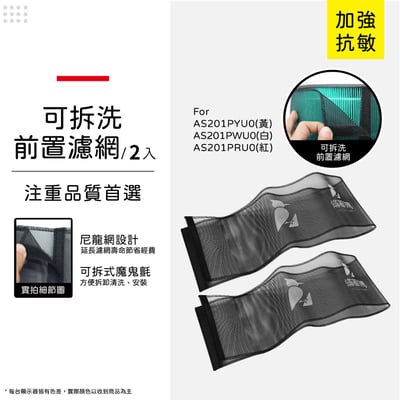 【蟎著媽】 濾網 適 LG樂金  AeroFurniture 新淨几 無線充電空清機 AS201PYU0 PWU0 PRU014