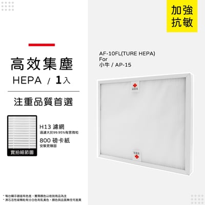 【蟎著媽】濾網  適用  HoMedics 美國 AP-15 AP15 小牛 空氣清淨機9