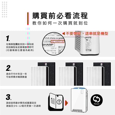 【蟎著媽】濾網 適用 夏普 SHARP KC-A40T-W KC-B40-W FZ-A40DFE FZ-A40HFE3