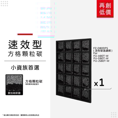 蟎著媽  濾網   適用 夏普 SHARP FU-A80T-W FU-JS80T-W FZ-A80SFE11