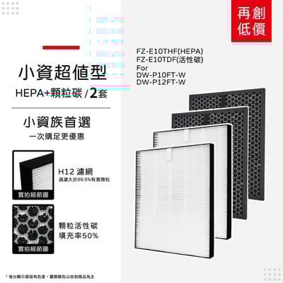 適用 Sharp 夏普 DW-P10FT-W DW-P12FT-W FZ-E10THF FZ-E10TDF 空氣清淨除濕機 濾網13