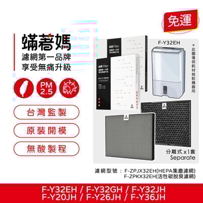 蟎著媽 濾網 適用 國際牌 Panasonic  F-Y20JH F-Y26JH F-Y32EH F-Y32GH F-Y32JH F-Y36J1