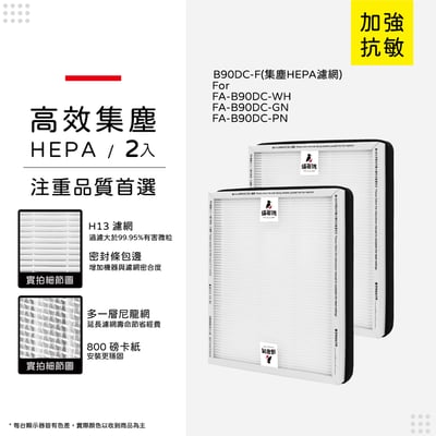 【蟎著媽】 濾網 適用 3M B90DC-ORF FA-B90DC B90DC B90 寶寶機 空氣清淨機14