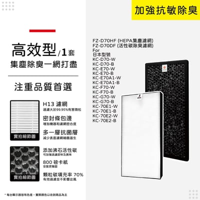 【蟎著媽】 濾網 適  夏普 SHARP KC-D70 KC-E70 KC-F70 KC-G70  FZ-D60DFE  FZ-D60HFE17