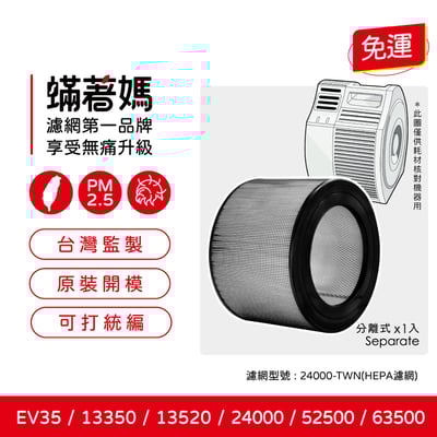 【蟎著媽】  濾網 22500 適 Honeywell 17400 18400 62500 空氣清淨機1