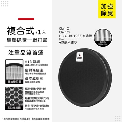 蟎著媽 濾網 濾網 濾心 濾芯 Health Banco 方塊機 小方塊 HB-C1BU1933 空氣清淨9