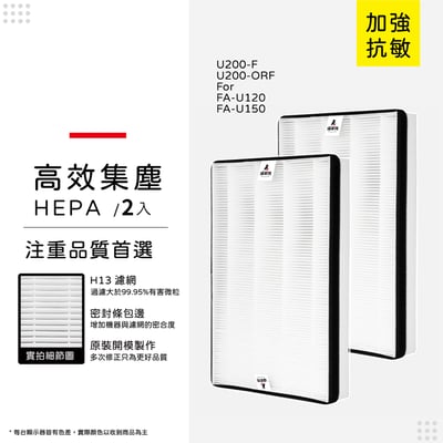 【蟎著媽】 濾網 適用 3M FA-U120 FA-U150 U200-F U200-ORF 空氣清淨機12