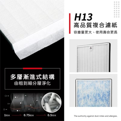 蟎著媽  濾網 適 日本 Bmxmao MaoAir RV-3001 RV-3001-F12 空氣清淨機6